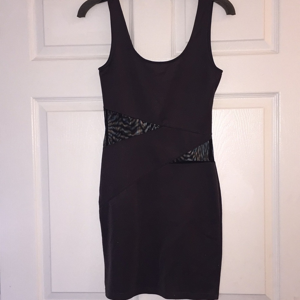 Cut away see through dress